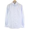 Suitsupply Uomo Camicia 42/16 1/2 Blu Extra Slim Puro Cotone a Righe a Bottoni