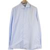 Suitsupply Uomo Camicia 44L/17 1/2L Extra Slim a Righe Manica Lunga Cotone Blu