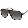 Carrera 1007/S 003/9O | Occhiali da Sole Graduati o Non Graduati | Prova Online | Unisex | Plastica | Rettangolari | Nero | Adrialenti