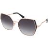 Guess GU7843 28B | Occhiali da Sole Graduati o Non Graduati | Prova Online | Metallo | Ovali / Ellittici, Farfalla | Oro rosa | Adrialenti