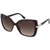 Guess GU7820 52F | Occhiali da Sole Graduati o Non Graduati | Prova Online | Plastica | Ovali / Ellittici, Farfalla | Marrone, Havana | Adrialenti