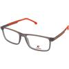Carrera Carrera 8920 KB7 | Occhiali da Vista Graduati | Prova Online | Plastica | Rettangolari | Grigio, Trasparente | Adrialenti