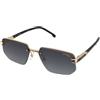 Carrera Carrera 1070/S RHL/9O | Occhiali da Sole Graduati o Non Graduati | Prova Online | Metallo | Quadrati | Oro | Adrialenti