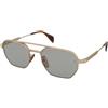 David Beckham DB 1229/S T5U/8J | Occhiali da Sole Graduati o Non Graduati | Metallo | Quadrati | Oro | Adrialenti