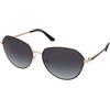 Guess GU00148 02B | Occhiali da Sole Graduati o Non Graduati | Prova Online | Metallo | Tondi | Nero, Oro rosa | Adrialenti