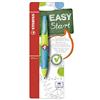 STABILO EASYergo 1.4 - Matita a scatto Ergonomica - Lime/Azzurro per Destrimani - con 3 mine 1.4 mm gradazione HB