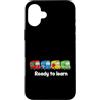 DressedForDuty Custodia per iPhone 16 Plus Cute School Bus Ready to Learn Back to School Day