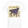 Generico Los Lobos Will Survive 2021 T-Shirt Bianca da Uomo A Maniche Corte