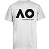 Generico Australian Open Ao T-Shirt Manica Corta Grigia da Uomo