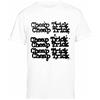 Jinbetee Cheap Trick Logo T-Shirt Bianca da Uomo A Maniche Corte