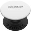 Pet Bearded Dragon Co. Minimalist Dragon Mom - Drago barbuto da donna PopSockets PopGrip Adesivo