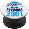 FernwehFarben Studio Geburtstage Grande da novembre 2001 25° compleanno frase 25 anni PopSockets PopGrip Adesivo
