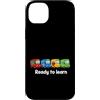 DressedForDuty Custodia per iPhone 14 Plus Cute School Bus Ready to Learn Back to School Day