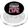 Sarcasmo Satirico Divertente Scherzo I Have Never Faked A Sarcasm In My Life PopSockets PopGrip per MagSafe