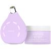 FOREO KIWI derma Dispositivo di microdermoabrasione esfoliante e levigante - Aspiratore punti neri viso + KIWI Maschera per pori e punti neri (100 g) - Estrattore punti neri - Rimozione punti neri