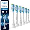 PHILIPS Sonicare C3 Premium Plaque Defence, testine di ricambio originali, bianco, confezione da 6, HX9046/87, Nuovo, 6 Testine
