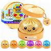 Stayins Squishy Dumpling Mystery - Set di giocattoli originali Squishy Dumplings dorati glitterati, antistress