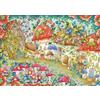 Ravensburger 12000571 - Case di fiori e funghi - puzzle 1000 pezzi - puzzle adulti e ragazzi da 14 anni, puzzle fiori