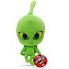 Miraculous Ladybug - Kwami Mon Ami Wayzz, peluche per bambini da 24 cm, peluche morbidissimo con occhi in resina, brillantini e lucentezza, cuciture dettagliate (Wyncor)