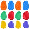 SDXCJY giocattolo sensoriale Fidget in pietra,sensoriali morbidi con texture Giochi sensoriali per stress Giochi per l'emozionalità e la sensibilità Disattenuatore dell'ansia. (12pcs)