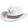 Boland - Cappello da bambino Sceriffo junior, stella d'argento, cordoncino per cappello, cowboy, carnevale, festa in maschera, Halloween, festa a tema, travestimento, teatro