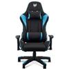 acer Predator Chair Rift lite, Sedia da Gaming, ufficio, Cuscino Lombare, Testa rimovibile, Braccioli Regolabili, Movimento Schienale max 150 gradi, Telaio in acciaio, Tessuto Traspirante, Nero e Blu