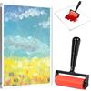 Deuson Set di piastre di stampa in gel, Gelli Plate con pennello per monostampa