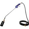 Flame King Kit torcia a propano per erbacce, resistente, 340.000 BTU con accensione a batteria (autoaccensione), con gruppo regolatore del tubo da 3 m