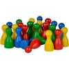 Noris Spiele 606154362 - 24 Birilli in Legno colorato per Halma