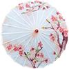 F Fityle Ombrello da donna in tessuto di seta, parasole in carta oleata orientale fatto a mano, ombrello in carta oleata in stile cinese antipioggia, per, Stile b