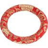 RiToEasysports Cuscino per Campana Tibetana, Cucito a Mano in Broccato di Seta, Cuscino per Ciotola ad Anello Rotondo, Accessori Musicali per Regali Decorazione Meditazione Yoga