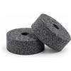 Dilwe 10pcs batteria bacino feltro, supporto piatto accessori rondelle tamburo feltro pelvico Pad accessori Cymbal (grigio)