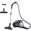 Hoover Aspirapolvere senza sacchetto con tecnologia ciclonica, colore Galaxy Blue, potenza 700 W, capacità 2 litri [HP110HM 011]