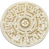Andoer Oggetti Esoterici Stella Pendolo Consiglio di Divinazione di Rabdomanzia Rotondo Metafisica Messaggio Board Stregoneria Altare Wiccan Principiante Stregoneria Fornitura