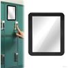 TMZELOA 5 x 7 In Specchio Magnetico per Armadietto Magnetico Specchio Trucco da Viaggio Specchios Acrilico Specchios per Armadietto Portatile Specchi per Armadietti da Ufficio Armadietti Scolastici