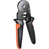 Preciva Pinza Crimpatrice,Preciva Crimpatriatura Seghettata a 4 Lati, 0,25-10mm²Utensile per Crimpatura Puntale,pinza crimpatrice capicorda,Pinza Puntalini Elettrici per Terminali di Estremità Cavo