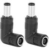 ciciglow Adattatore da Femmina a Maschio da 2 Pezzi, Spina di Alimentazione da 7,4 X 5,0 Mm a 7,4 X 5,0 Mm, con Lunga Durata, Adatto per Il Trasferimento a Breve Distanza