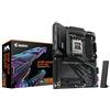 GIGABYTE X870E AORUS ELITE X3D Scheda Madre - Supporta CPU AMD Ryzen 9000, VRM Digitale a 16+2+2 fasi, fino a 9000 Hz DDR5 (OC), 2 x PCIe 5.0 + 2 x PCIe 4.0, Wi-Fi 7, LAN 5 GbE, USB 4