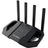ASUS TUF Gaming BE3600, Router Dual Band WiFi 7 802.11be, Per Modem Operatore e ONT, Ethernet 2.5Gbps, Mobile Game, Mesh WiFi, Gear Accelerator, Adaptive QoS, Port Forwarding, Mobile Tethering
