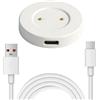 SEASJHBAY Cavo USB da 100 cm con base di ricarica a 2 pin, compatibile con caricatore per Huawei GT/GT 2/GT 2E, caricatore magnetico USB Type-C, adatto per Huawei e Honor