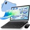 JUEDUR Tablet 10 Pollici Android 15, 22GB RAM+128GB ROM (1TB TF), Widevine L1, Octa-Core, 5G WiFi 6, GPS, Face ID, BT 5.0, 8000mAh, 5MP+8MP, Tablet 2 in 1 con Tastiera e Mouse, Corpo in Metallo - Blu