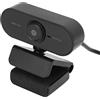 VBESTLIFE Videocamera Web 1080P, Webcam HD con Microfono, Videocamera per Computer USB Plug And Play Videocamera Live di Classe Online per Conferenze e Videochiamate