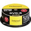 Intenso DVD R 4,7 GB , stampabili, antigraffio (confezione da 25)