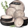 Moritz & Moritz VIDA servizio piatti 18 Pezzi set 6 persone beige 6 piatti piani