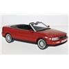 MODELCARGROUP MCG181224 AUDI CABRIOLET 1991 RED 1:18 Modellino