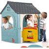 FEBER Casual House Casetta per Bambini con Porta Pieghevole Include Adesivi per