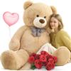 MorisMos Orso Peluche Gigante 150cm XXL Orsacchiotto Orsetto di Peluche 150 cm