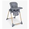 Kikka Boo Kikkaboo Seggiolone Pappa Regolabile in Altezza e Reclinabile OLIVE 2 GREY
