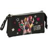 safta K-POP Demon Hunters - ENERGY - Astuccio triplo, per bambini, ideale per bambini in età scolastica, comodo e versatile, resistenza, 22 x 3 x 12 cm