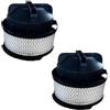 SageFurned Filtro pieghettato di ricambio compatibile con aspirapolvere Parkside ASH PAS 1200 D3 (confezione da 2)